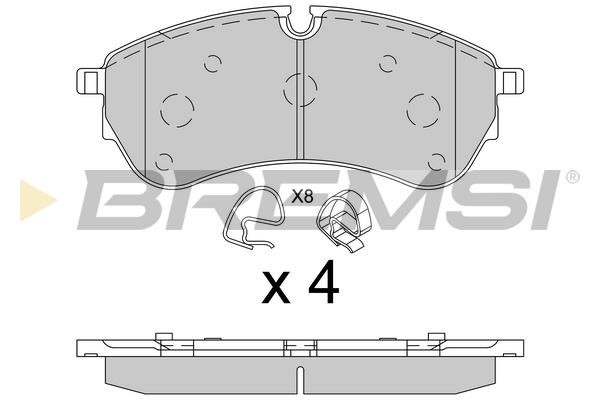 Bremsi BP3846 Brake Pad Set, disc brake BP3846