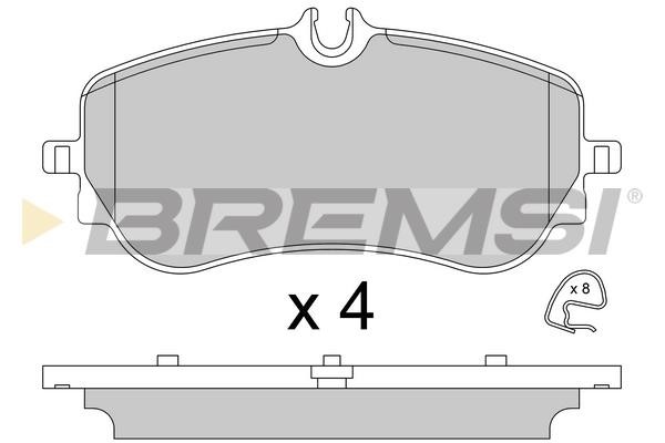 Bremsi BP3836 Brake Pad Set, disc brake BP3836