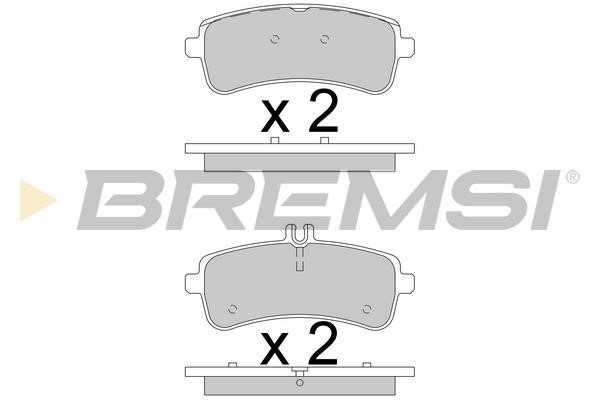Bremsi BP3780 Brake Pad Set, disc brake BP3780