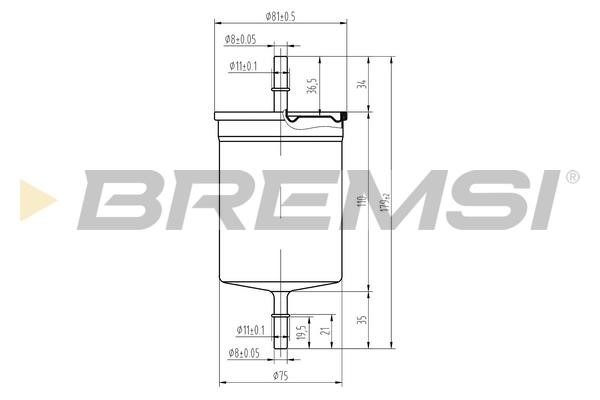 Bremsi FE0394 Fuel filter FE0394