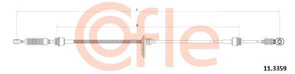 Clutch cable Mercedes: 92113359 Cofle Cable Pull, manual transmission