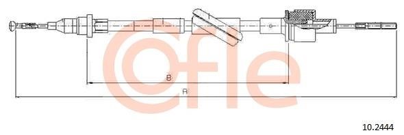 Cofle 92.10.2444 Cable Pull, clutch control 92102444