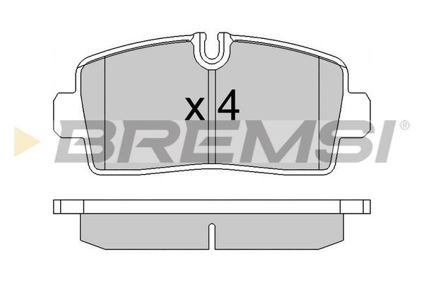 Bremsi BP3867 Brake Pad Set, disc brake BP3867