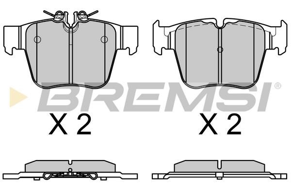 Bremsi BP3757 Rear disc brake pads, set BP3757