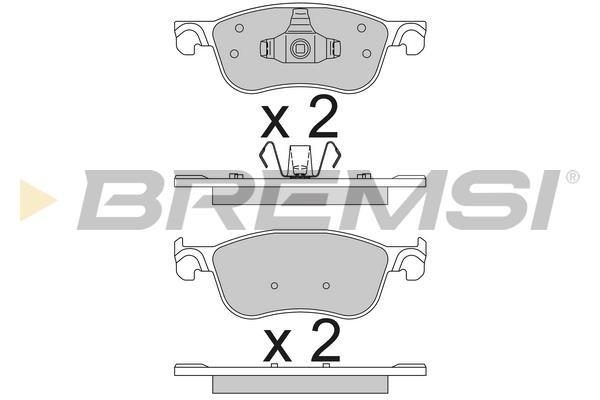 Bremsi BP3791 Brake Pad Set, disc brake BP3791