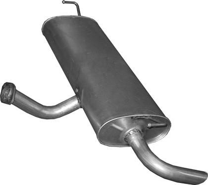 Rear exhaust silencer Renault Kadjar: 1559 Polmostrow End Silencer