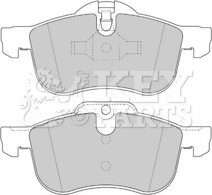 Key parts KBP1614 Brake Pad Set, disc brake KBP1614