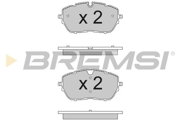 Bremsi BP3790 Brake Pad Set, disc brake BP3790