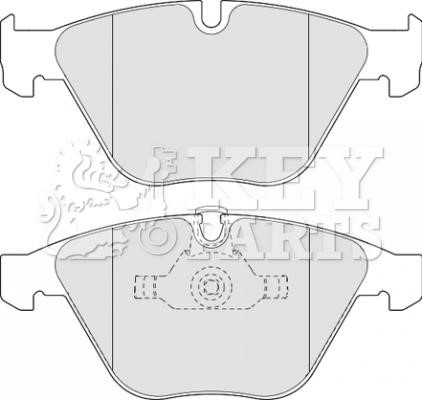Key parts KBP2110 Brake Pad Set, disc brake KBP2110