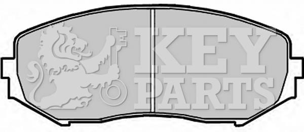 Key parts KBP1957 Brake Pad Set, disc brake KBP1957