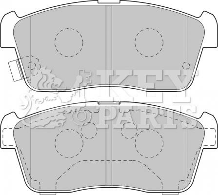 Key parts KBP1801 Brake Pad Set, disc brake KBP1801