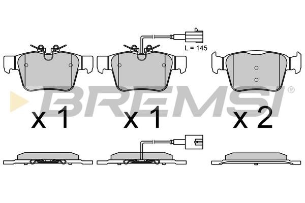 Bremsi BP3769 Brake Pad Set, disc brake BP3769