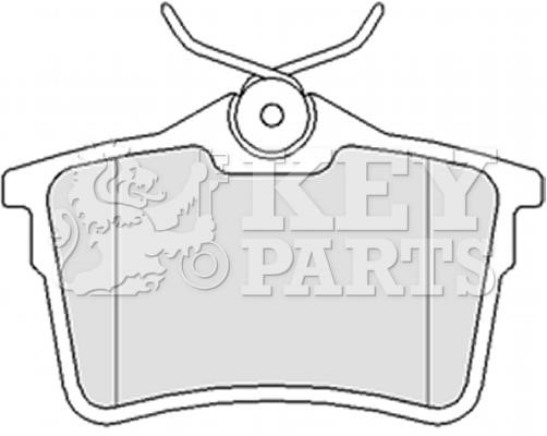 Key parts KBP2063 Brake Pad Set, disc brake KBP2063