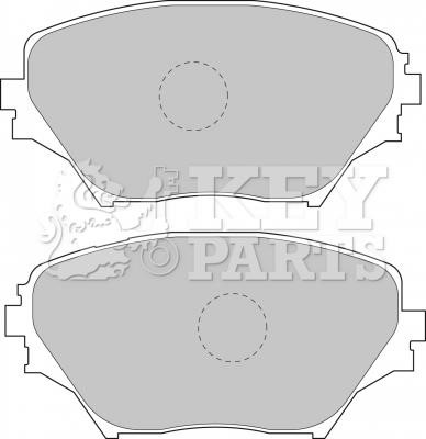 Key parts KBP1803 Brake Pad Set, disc brake KBP1803