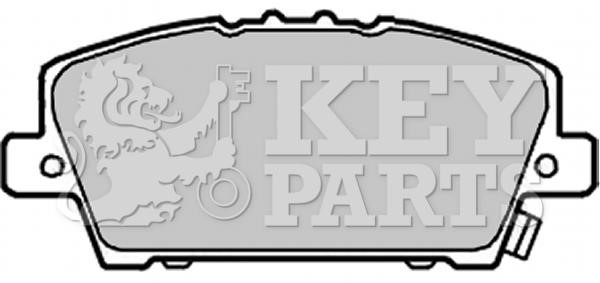 Key parts KBP1986 Brake Pad Set, disc brake KBP1986