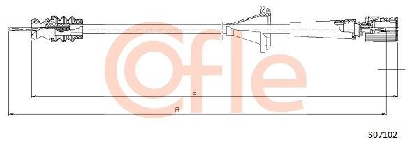 Cofle 92.S07102 Tacho Shaft 92S07102