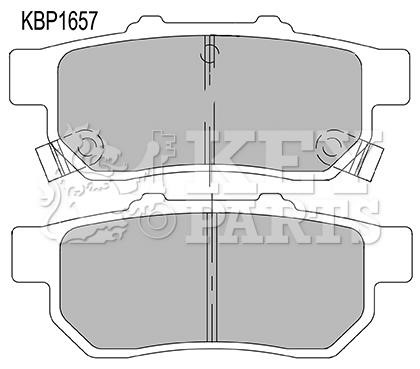 Key parts KBP1657 Brake Pad Set, disc brake KBP1657