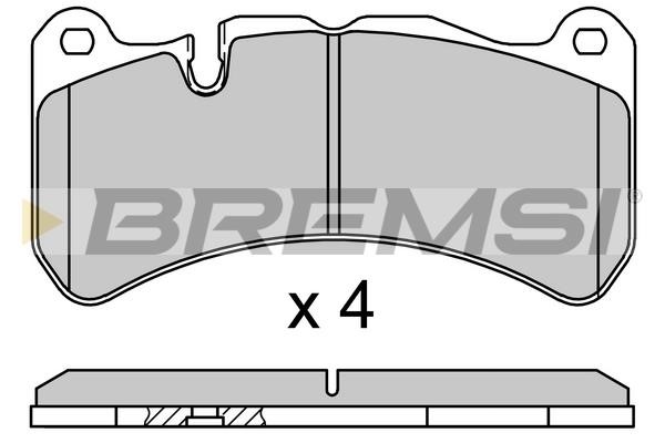 Bremsi BP3752 Front disc brake pads, set BP3752