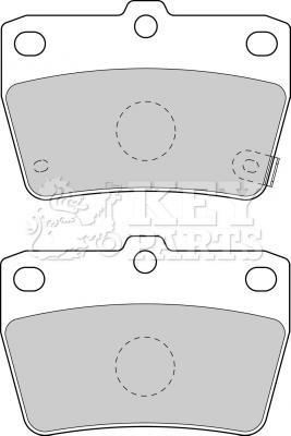 Key parts KBP1804 Brake Pad Set, disc brake KBP1804