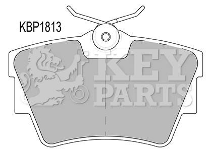 Key parts KBP1813 Brake Pad Set, disc brake KBP1813