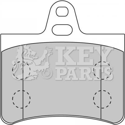 Key parts KBP1710 Brake Pad Set, disc brake KBP1710