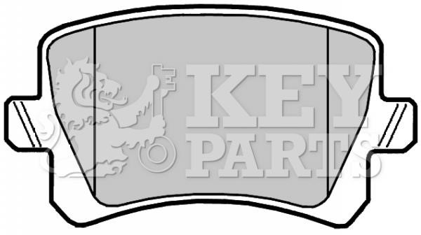 Key parts KBP2044 Brake Pad Set, disc brake KBP2044