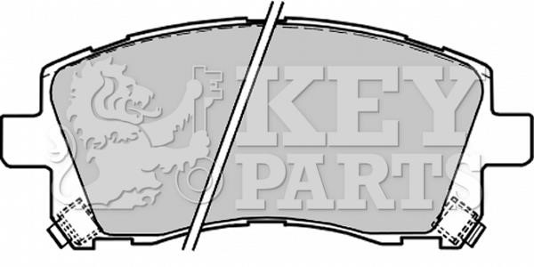 Key parts KBP1680 Brake Pad Set, disc brake KBP1680