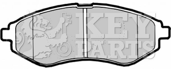 Key parts KBP1879 Brake Pad Set, disc brake KBP1879