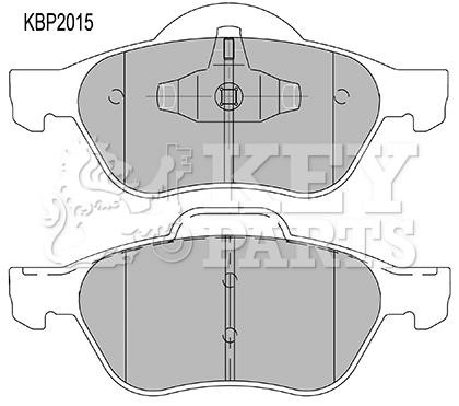 Key parts KBP2015 Brake Pad Set, disc brake KBP2015