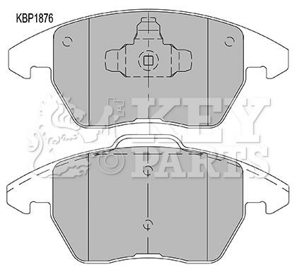 Key parts KBP1876 Brake Pad Set, disc brake KBP1876
