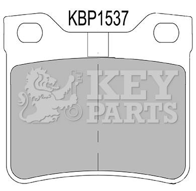 Key parts KBP1537 Brake Pad Set, disc brake KBP1537