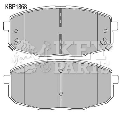 Key parts KBP1868 Brake Pad Set, disc brake KBP1868