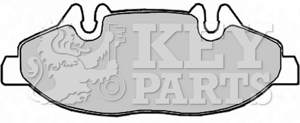Key parts KBP1949 Brake Pad Set, disc brake KBP1949