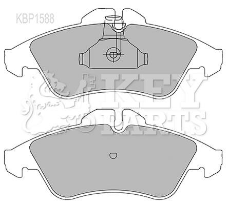Key parts KBP1588 Brake Pad Set, disc brake KBP1588
