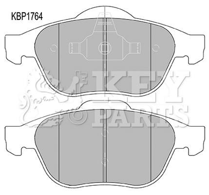 Key parts KBP1764 Brake Pad Set, disc brake KBP1764
