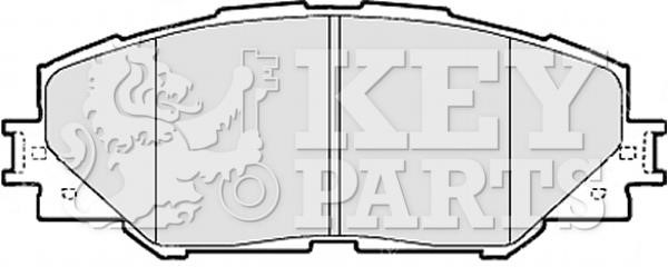 Key parts KBP2079 Brake Pad Set, disc brake KBP2079