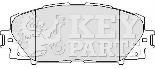 Key parts KBP2123 Brake Pad Set, disc brake KBP2123