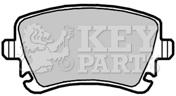 Key parts KBP2139 Brake Pad Set, disc brake KBP2139