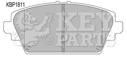 Key parts KBP1811 Brake Pad Set, disc brake KBP1811