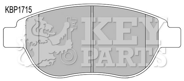 Key parts KBP1715 Brake Pad Set, disc brake KBP1715