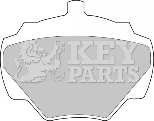 Key parts KBP1528 Brake Pad Set, disc brake KBP1528