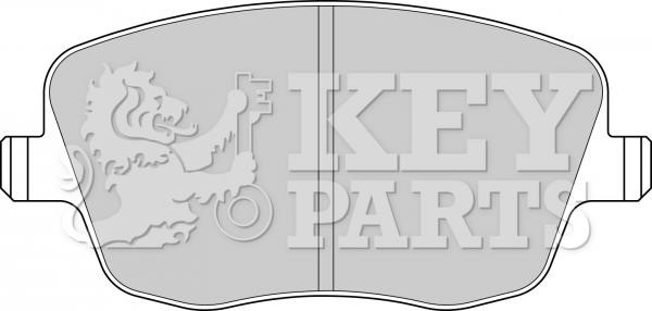 Key parts KBP1825 Brake Pad Set, disc brake KBP1825