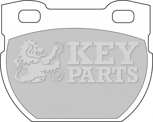 Key parts KBP1250 Brake Pad Set, disc brake KBP1250