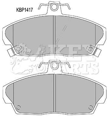 Key parts KBP1417 Brake Pad Set, disc brake KBP1417