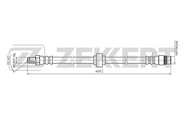 Zekkert BS-9225 Brake Hose BS9225