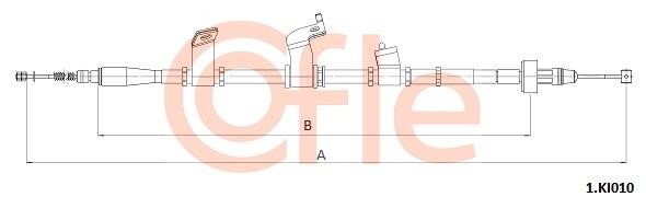 Cofle 92.1.KI010 Cable Pull, parking brake 921KI010