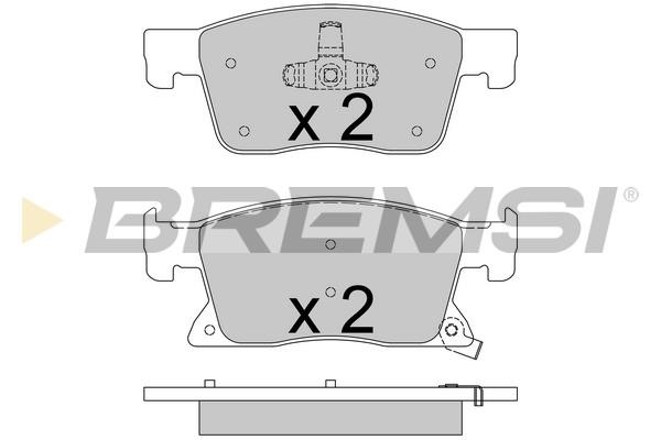 Bremsi BP3738 Brake Pad Set, disc brake BP3738