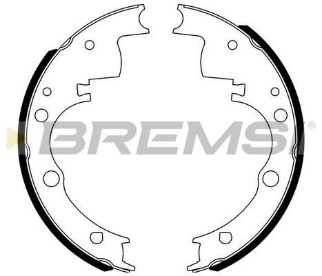 Bremsi GF0165 10/10 Brake shoe set GF01651010