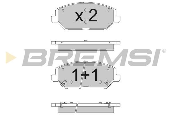 Bremsi BP3786 Brake Pad Set, disc brake BP3786