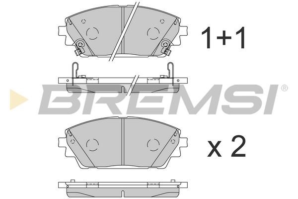 Bremsi BP3861 Brake Pad Set, disc brake BP3861